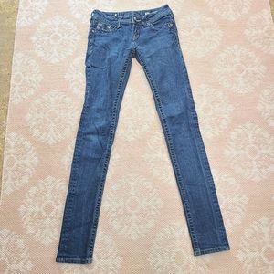 Miss Me Buckle Skinny Jeans Size 26